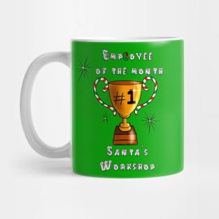 North Pole Employee of the Month Mug